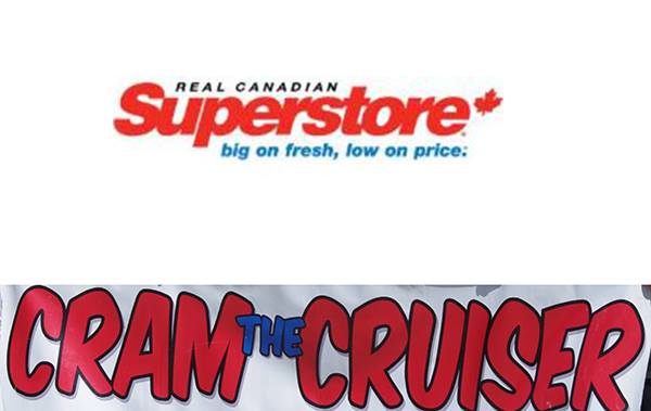 <who>Photo Credit: Facebook Salvation Army Penticton </who>The Penticton RCMP and local Salvation Army, in conjunction with The Real Canadian Superstore, are holding its Cram the Cruiser Food Drive Saturday.