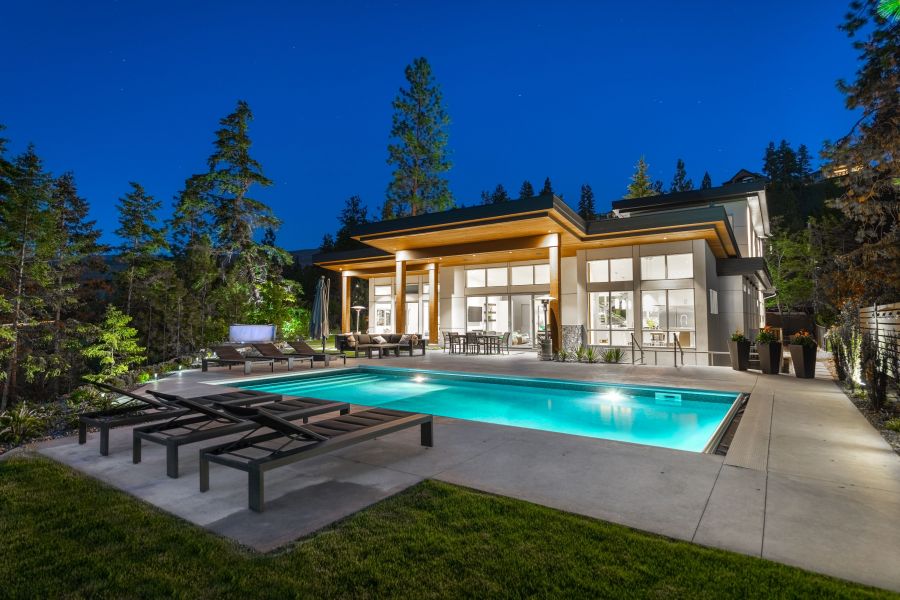 <who>Photo credit: Contributed</who>790 Barnaby Road - Stunning home with highly coveted design features, location and private backyard with a pool. If you're after the quintessential Okanagan lifestyle dream, this home is for you.