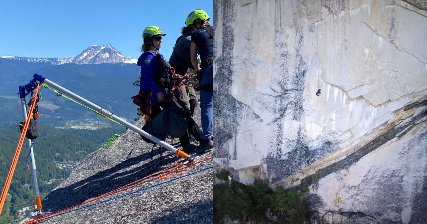 Base jumper rescued after becoming stuck more than 300 metres down ...