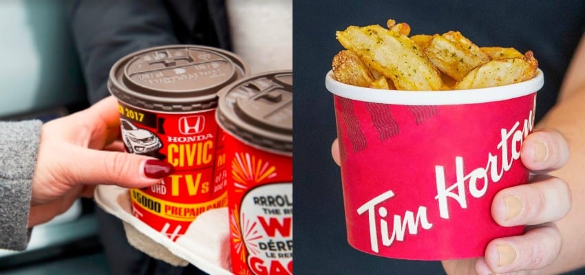 <who> Photo Credit: Tim Hortons on Facebook. 