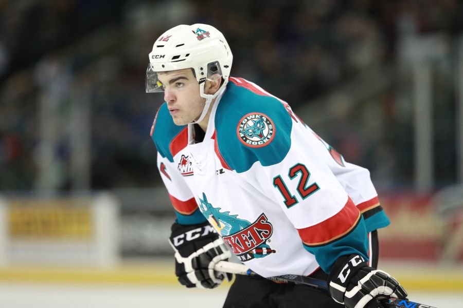 <who>Photo Credit: KelownaNow</who>The ninth and final Rockets' goal came at the hands of Erik Gardiner for his second of the year.