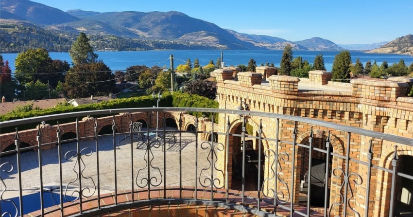 Brick castle in the Okanagan hits the market for $2.2M