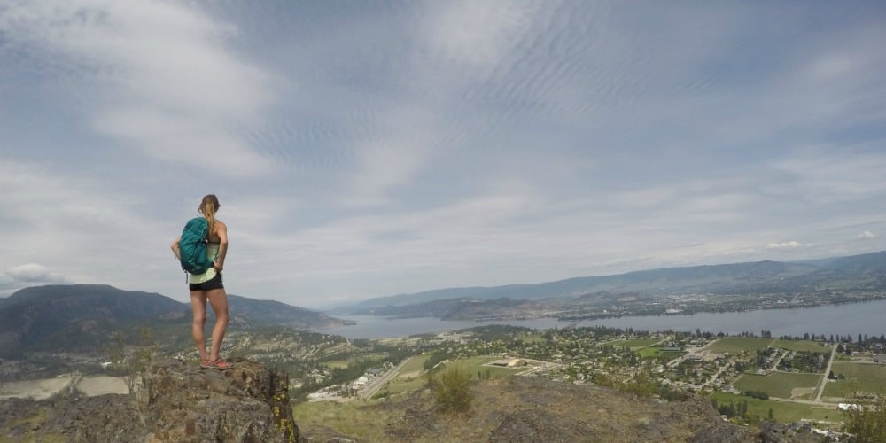 Fantastic views from the Boucherie Rush Trail