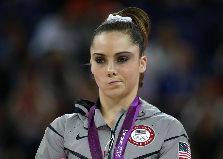 <who>Photo Credit: Social Media</who>McKayla Maroney's 'unimpressed face' went viral and became a meme during the 2012 Olympics.