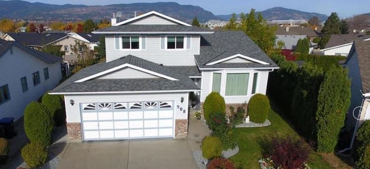 </who>This three-bedroom, three-bathroom, 1,831-square-foot house on Vickers Court in Kelowna is listed for sale for $1,015,000, which is a little more than the $1,001,500 benchmark selling price of a typical single-family home in the city in March.