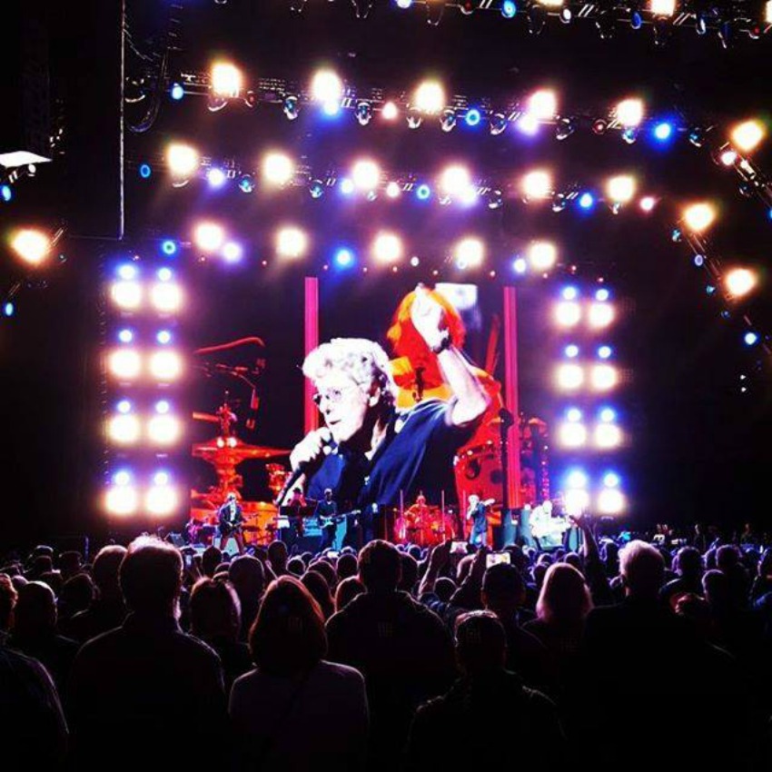 The Who performing in March.