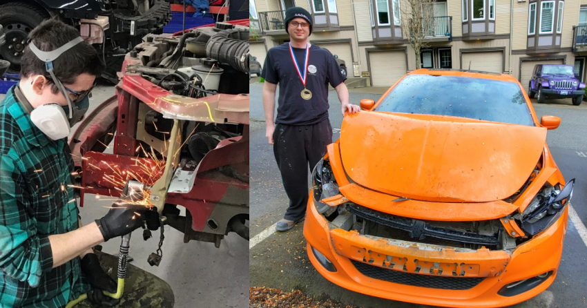 OC student takes home gold in automotive competition after getting into ...