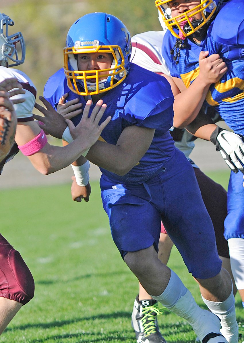 Prince Manongdo led the Voodoo defence with nine tackles against Sardis.