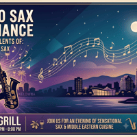 Okanagan Sax - Live Show at Habibi Tapas Grill