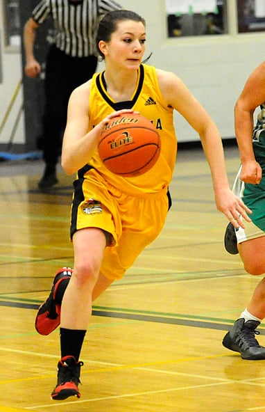 <who>Photo Credit: Lorne White/KelownaNow </who>Courtney Donaldson returned to the Owls and led the team <br>with a second all-star team performance.