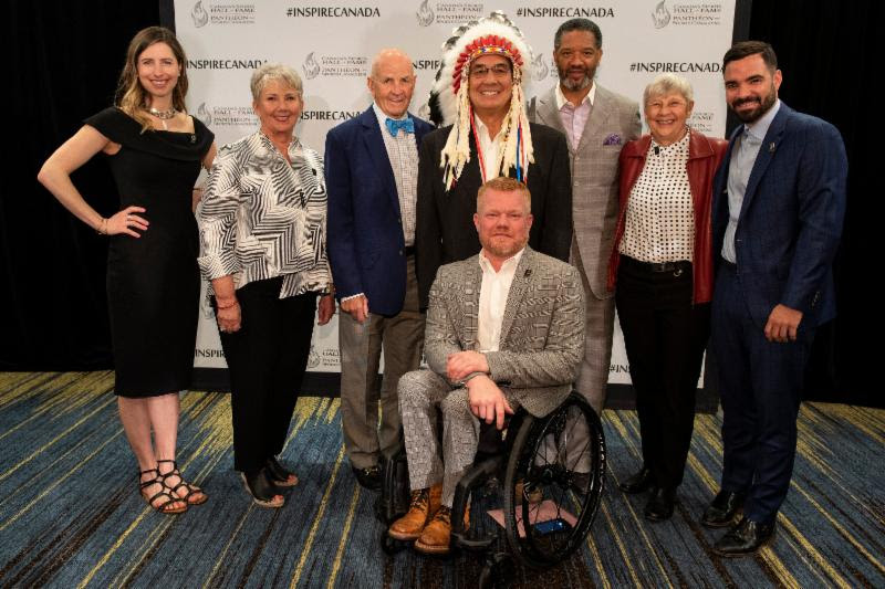 <who>Photo Credit: Canadian Sports Hall of Fame</who>The class of 2018.