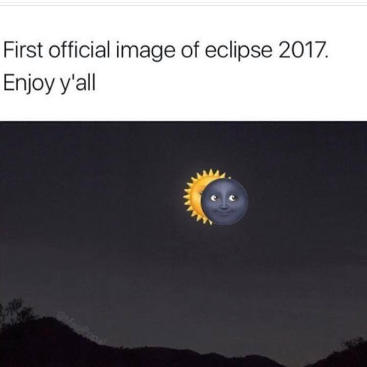 <who>Photo Credit: Reddit</who>The eclipse memes are out in full force already.