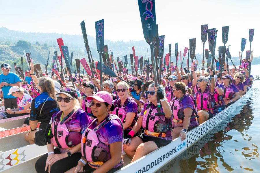 <who>Photo Credit: NowMedia/Gord Goble</who> Scene from Sunday's survivor ceremony