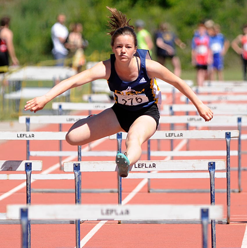 <who>Photo Credit: Lorne White/KelownaNow </who>Muriel Stroda contributed significantly to OKM's third-place finish in the junior girls division.