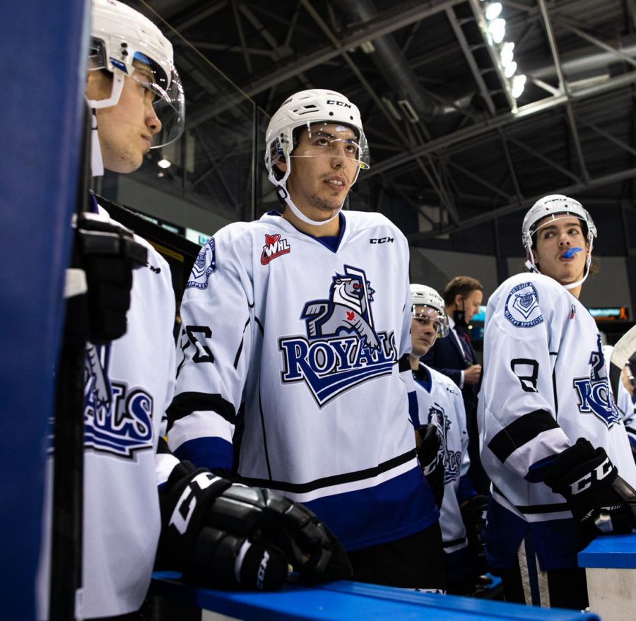 <who>Photo credit: Jay Wallace </who> Anson McMaster was aquired from the Winnipeg ICE via trade earlier this season. 