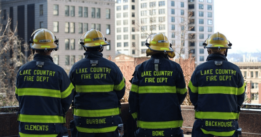 Lake Country Firefighters climb 69-stories for cancer