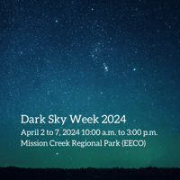 International Dark Sky Week at the EECO