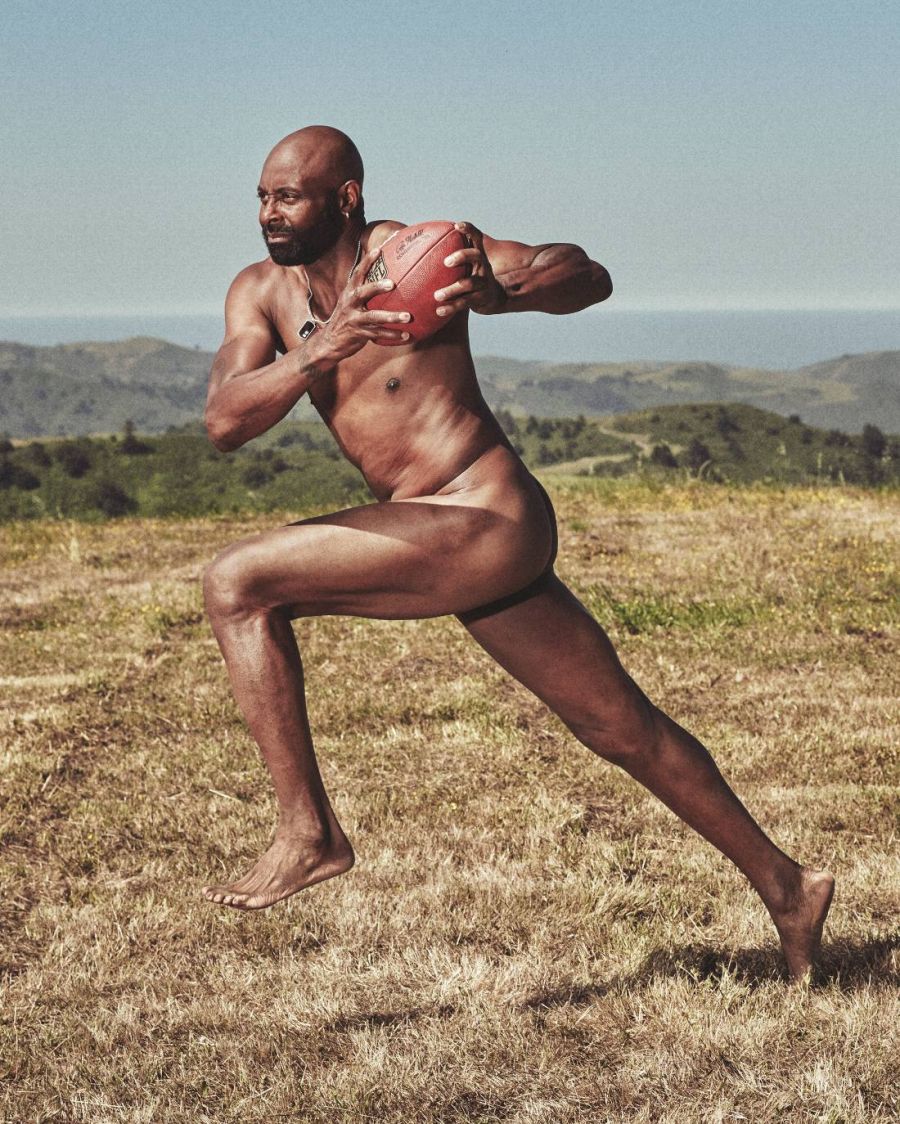 <who>Photo Credit: ESPN's Body Issue</who>Jerry Rice
