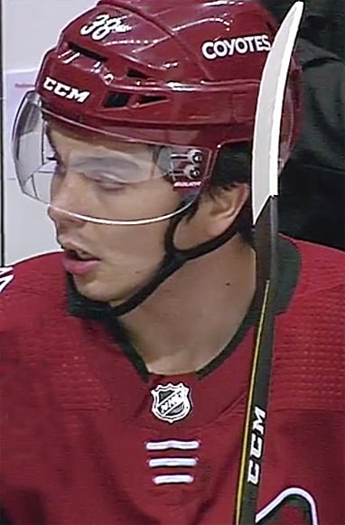 <who>Photo Credit: Fox Sports </who>Nick Merkley played 13 minutes 30 seconds in his NHL debut.
