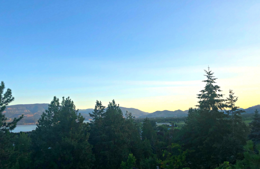 Taken at 5:30 am looking northwest from the Mission area.