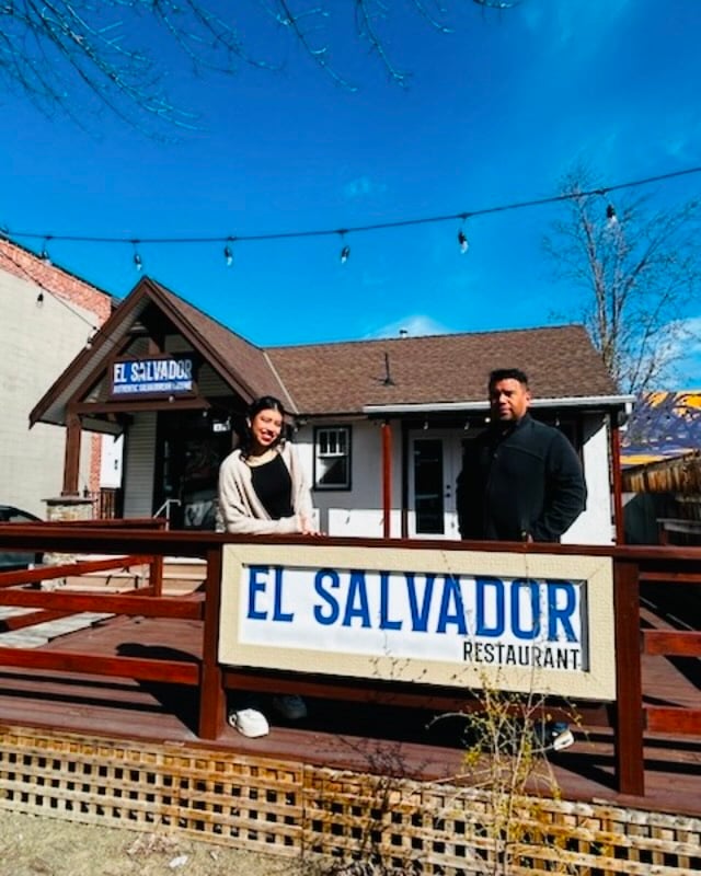 <who>Photo Credit: Contributed</who>El Salvador Bar & Grill - Talia Vasquez (L) and Doug Vasquez