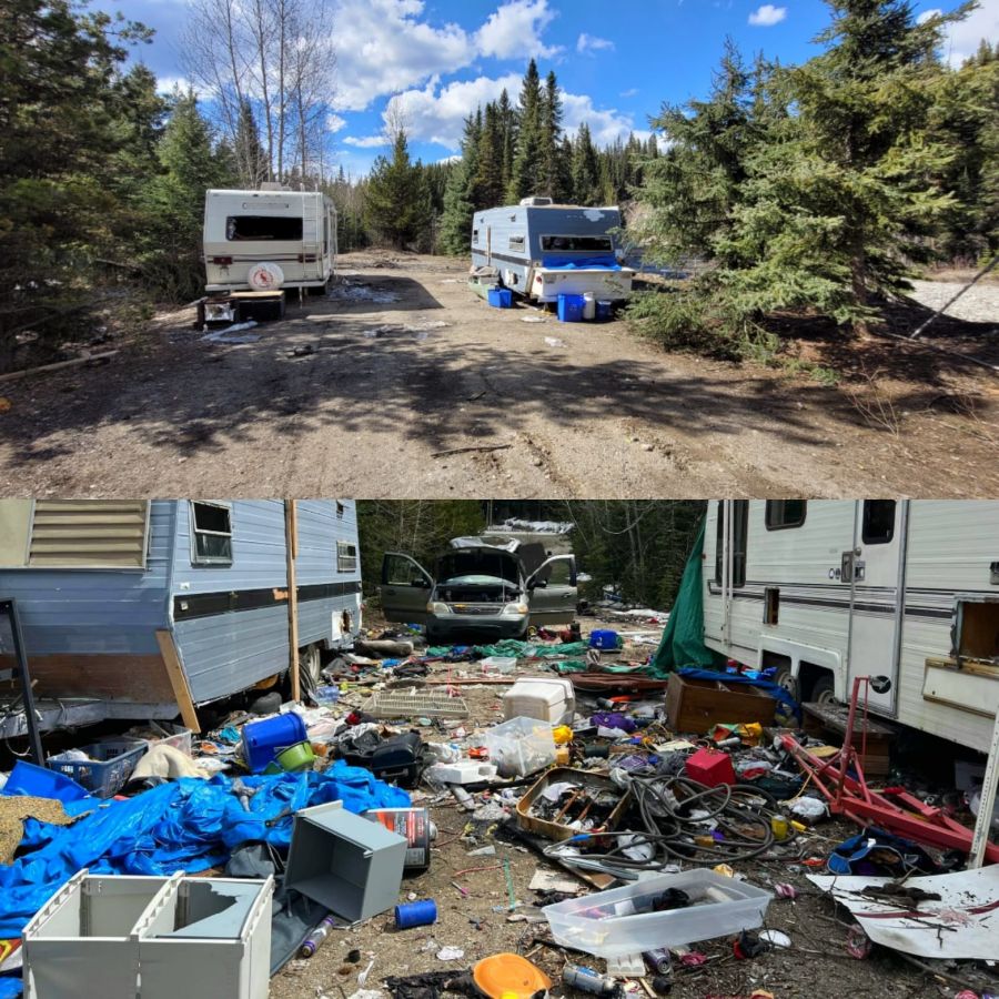 <who>Photo Credit: OFTF</who>A before and after look at a spot the OFTF tackled in 2022.