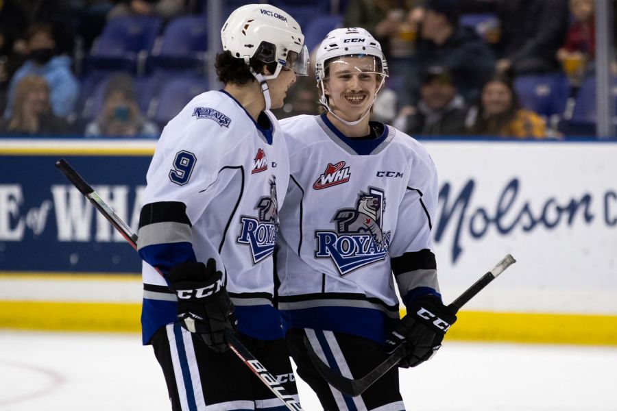 <who>Photo credit: Victoria Royals</who>Forward Marcus Almquist (pictured right) was selected by the Royals with the 27th overall pick in the 2020 CHL Import Draft.