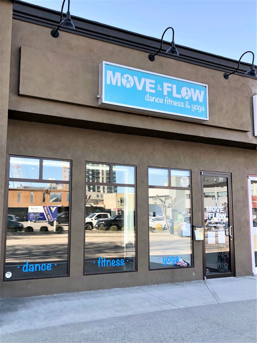 </who>Move & Flow Dance Fitness & Yoga is located downtown at 589 Lawrence Ave., while Flow Academy Brazilian Ji Jitsu, Kickboxing, Yoga and Meditation's address is 1511 Sutherland Ave.