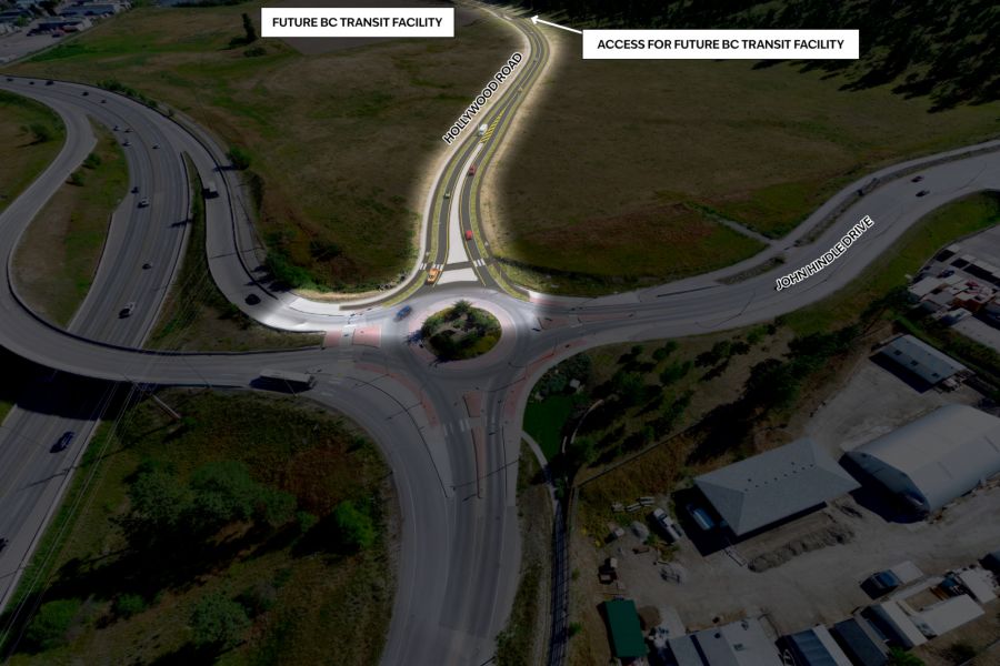 Extension of Hollywood Road from Rutland to UBCO is set to begin