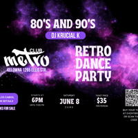 Retro at Club Metro 80s and 90s DJ Party