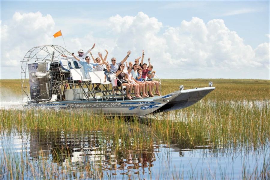 </who>Out on an airboat at Sawgrass Recreational Park.