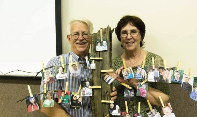 <who> Photo credit: GoFundMe </who> Gordon and Peggy Parmenter