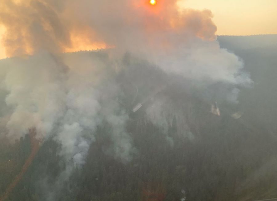 <who>Photo Credit: BC Wildfire Service</who>McDougall Creek wildfire