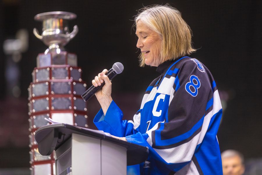 <who>Photo Credit: NowMedia/Gord Goble</who> Actign Mayor Helena Konanz