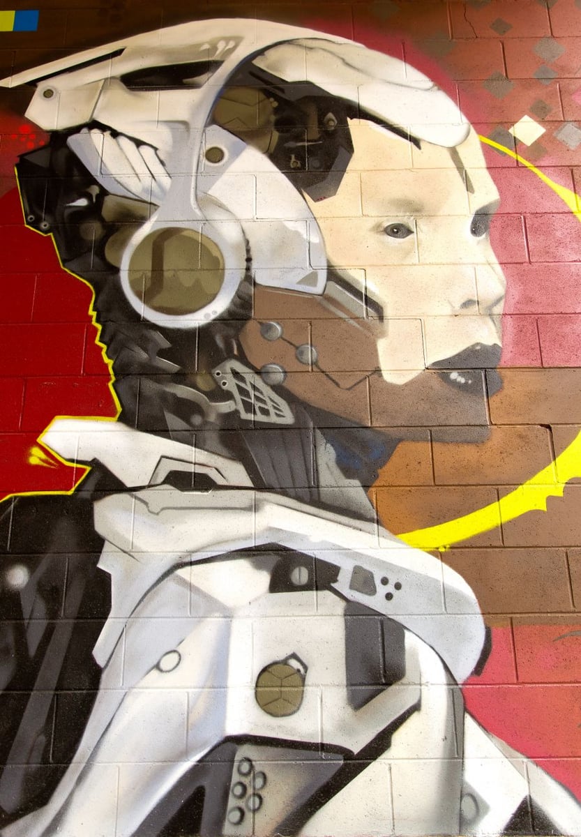 <who>Photo Credit: NowMedia</who> A recent work by Penticton mural artist Brad Mulherin