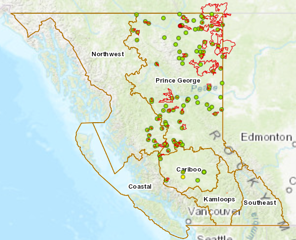 More than 100 wildfires still active after BC's record wildfire season