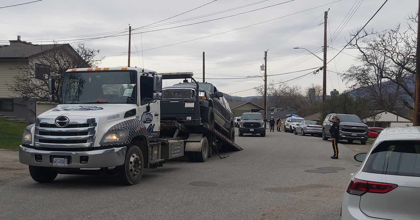 UPDATE: Cyclist dies after being hit by truck on residential Kelowna street