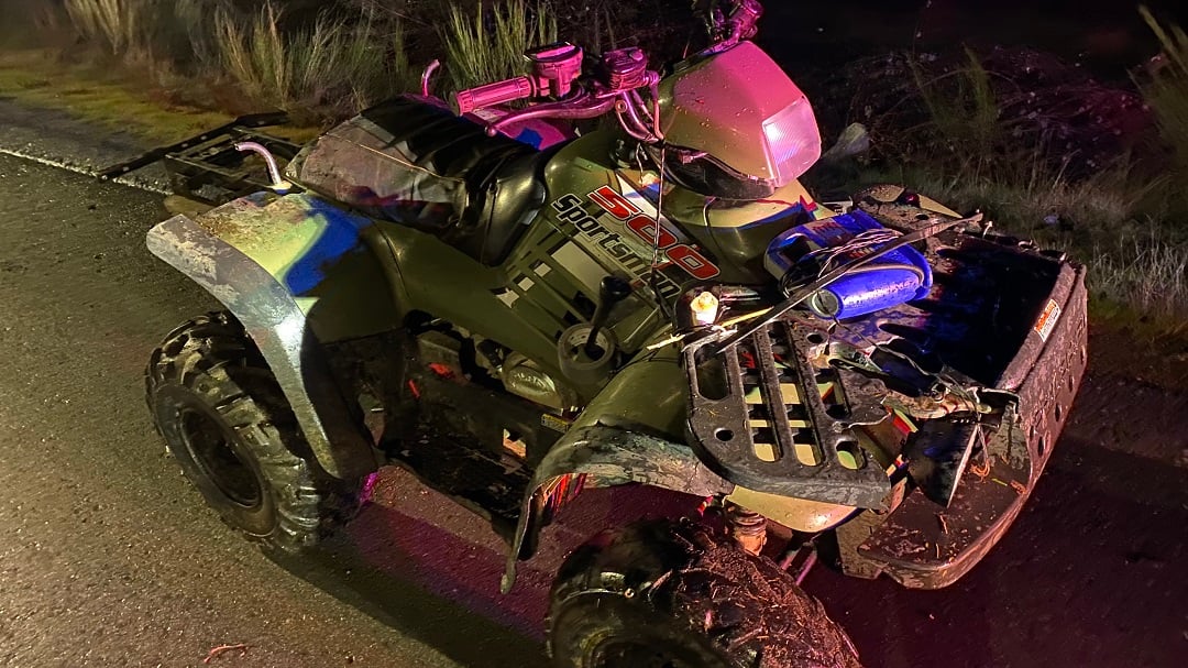 Police looking for rightful owner of stolen and abandoned ATV
