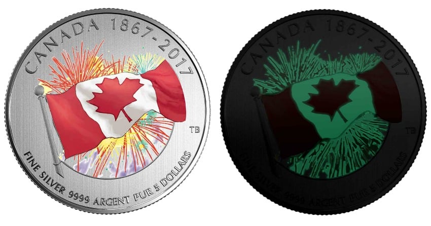 Royal Canadian Mint unveils new glow-in-the-dark Canada 150 coin