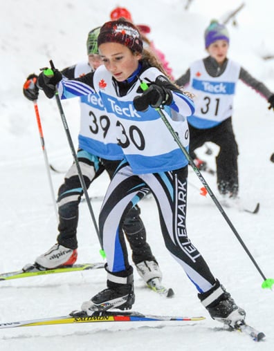 <who>Photo Credit: Contributed </who>Jasmine Filatow took the gold in the 1.5 km peewee freestyle event.