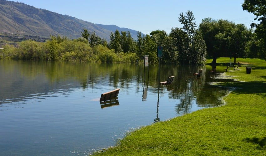 <who>Photo Credit: NowMedia file photo</who>Flooding in Pioneer Park in June 2017