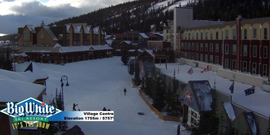 The village as of Tuesday afternoon.