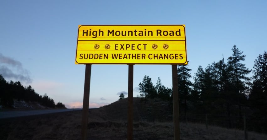 Weather alert issued as 2-10 cm of snow possible for the Connector this weekend