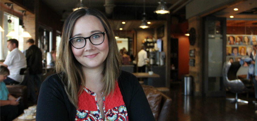 <who> Photo Credit: KelownaNow. </who> Coffee shop manager Carlee Turner said they aim to do more for the community than just serve coffee. 