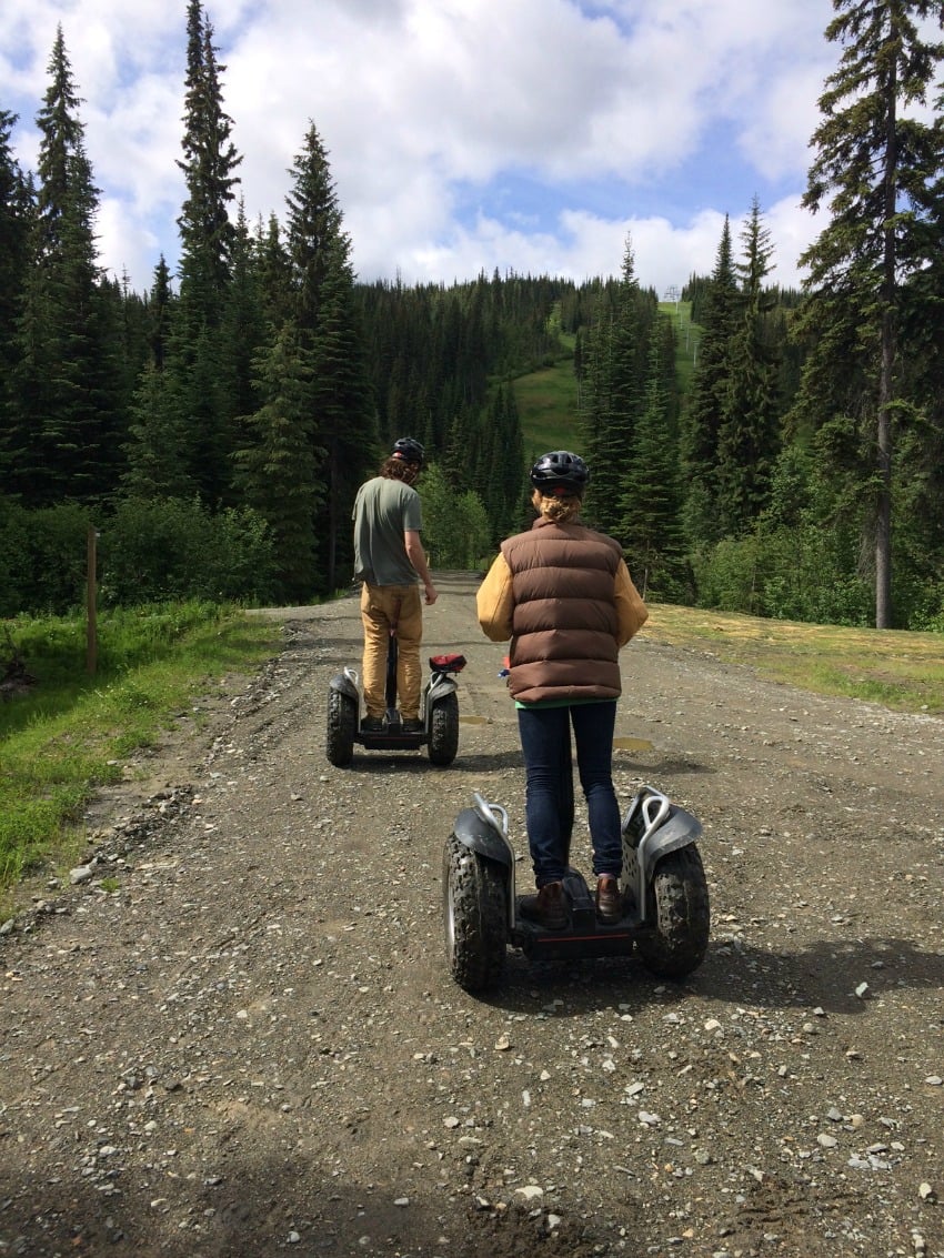 <who> Photo Credit: KelownaNow.com </who> Segways are surprisingly fun and adventurous when you head off road. 