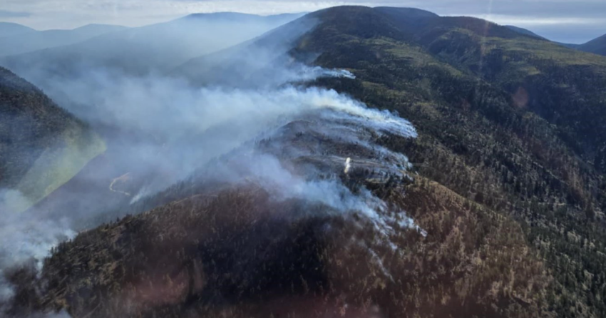 Fire sparked by RCMP trailer near Lytton is being held and will be downgraded