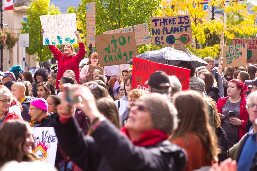 <who> Photo Credit: NowMedia</who> 2019's Climate Strike rally