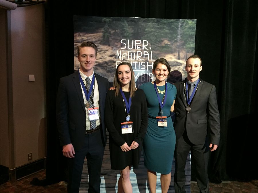 <who>Photo Credit: Contributed</who>(L to R): Adrian Lemiski, Brooks Hewko, Merissa Hucul and Nick Gallant.