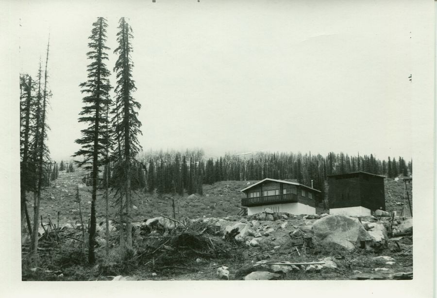 <who> Photo Credit: Courtesy of Big White. </who> The first on-mountain accommodation was constructed in 1968.