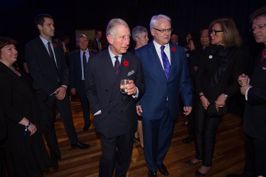 <who> Photo credit: Getty Images </who> Gordon Campbell (right) with Prince Charles